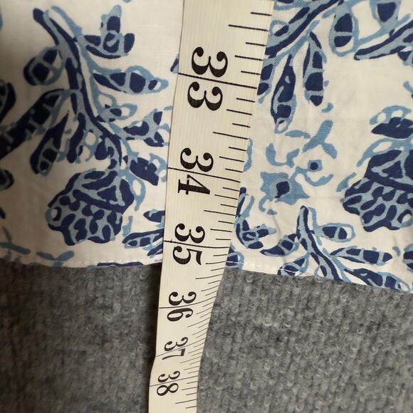 Saloni Size 10 Ashley Babydoll Mini Dress White Cotton Floral Print Cap Sleeves - Picture 12 of 13